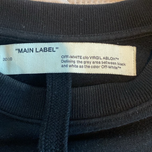 Off white main label logo sweatshirt - Picture 4 of 7